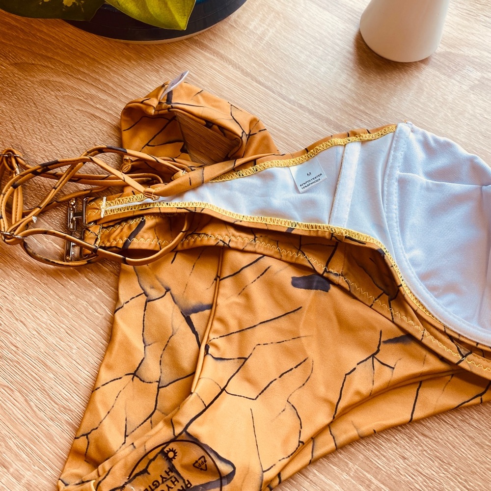 Mustard Stone Bikini
